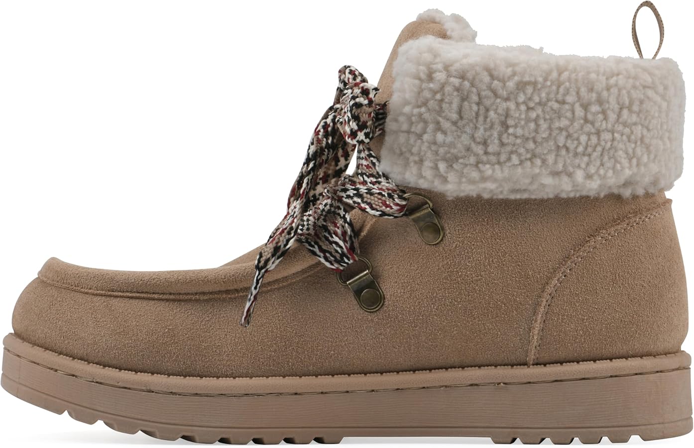 Amazon.com | WHITE MOUNTAIN Women's Icebox Faux Fur Moc Toe Bootie